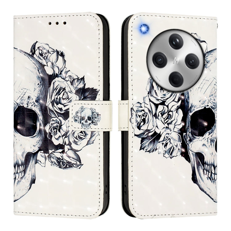 For OPPO Find X8 3D Painting Horizontal Flip Leather Phone Case