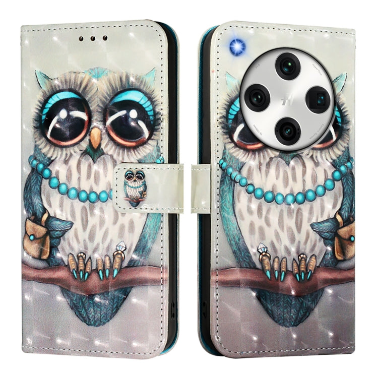 For OPPO Find X8 Pro 3D Painting Horizontal Flip Leather Phone Case