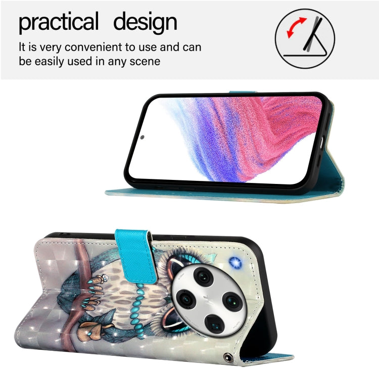 For OPPO Find X8 Pro 3D Painting Horizontal Flip Leather Phone Case