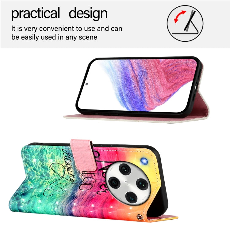 For OPPO Find X8 Pro 3D Painting Horizontal Flip Leather Phone Case