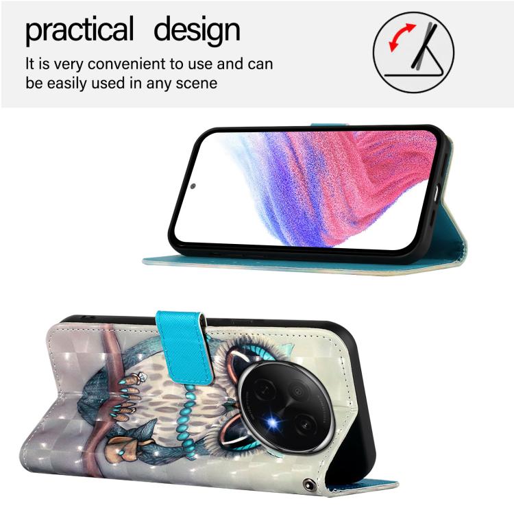 For OPPO A5 Pro China 3D Painting Horizontal Flip Leather Phone Case