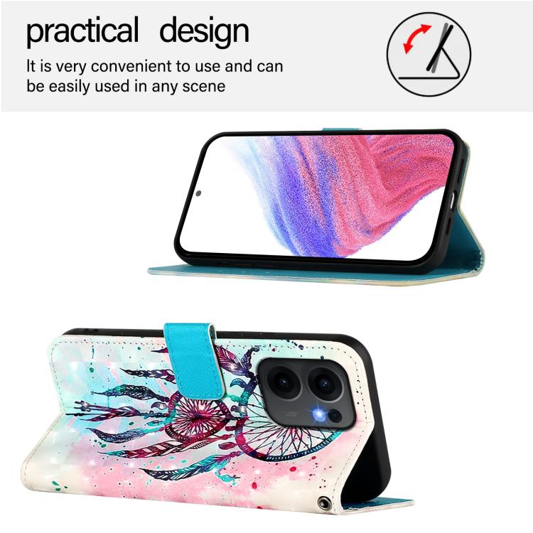 For OPPO Reno13 F 5G Global 3D Painting Horizontal Flip Leather Phone Case