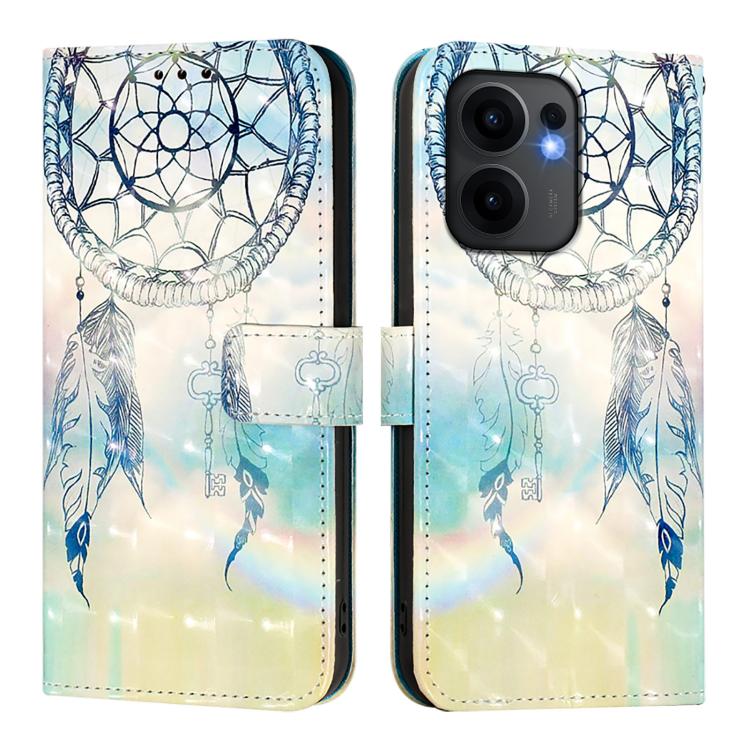 For OPPO Reno13 F 5G Global 3D Painting Horizontal Flip Leather Phone Case