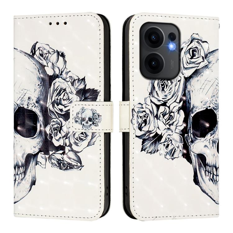 For OPPO Reno13 F 5G Global 3D Painting Horizontal Flip Leather Phone Case