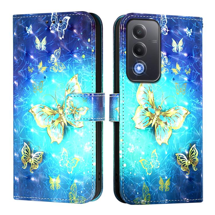For OPPO A5 5G Global 3D Painting Horizontal Flip Leather Phone Case