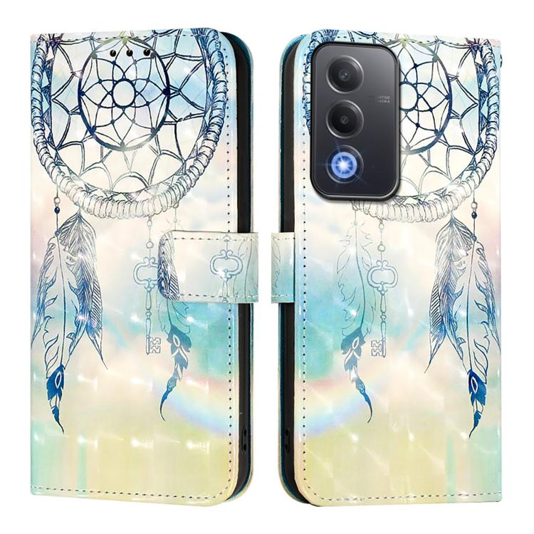 For OPPO A5 5G Global 3D Painting Horizontal Flip Leather Phone Case