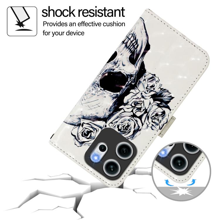 For OPPO Reno14 F 5G 3D Painting Horizontal Flip Leather Phone Case
