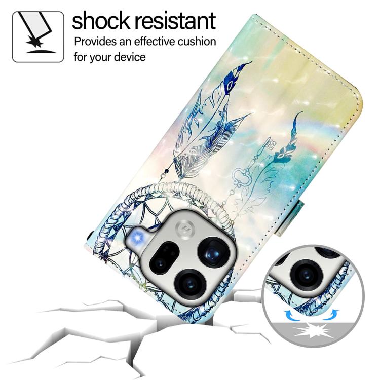 For OPPO Find X9 Pro 3D Painting Horizontal Flip Leather Phone Case