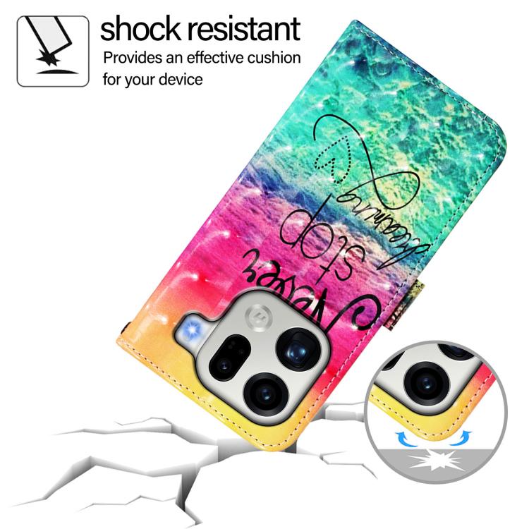 For OPPO Find X9 Pro 3D Painting Horizontal Flip Leather Phone Case