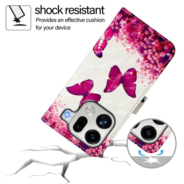 For OPPO Find X9 Pro 3D Painting Horizontal Flip Leather Phone Case