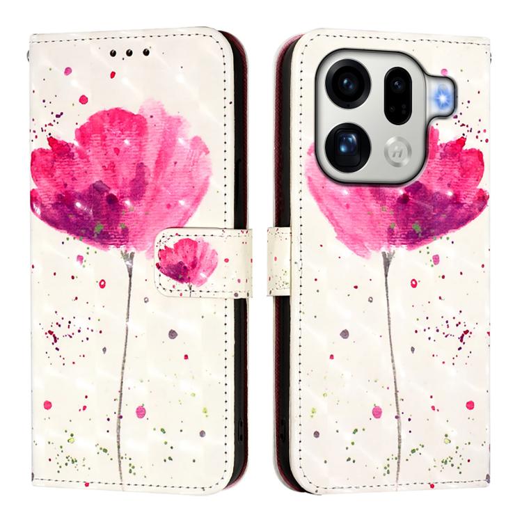 For OPPO Find X9 Pro 3D Painting Horizontal Flip Leather Phone Case