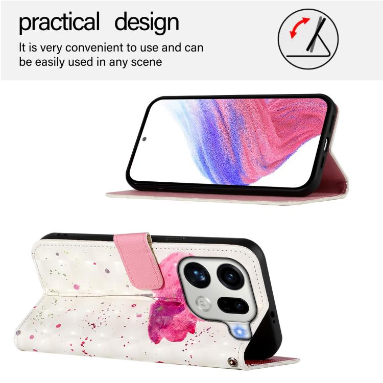 For OPPO Find X9 Pro 3D Painting Horizontal Flip Leather Phone Case