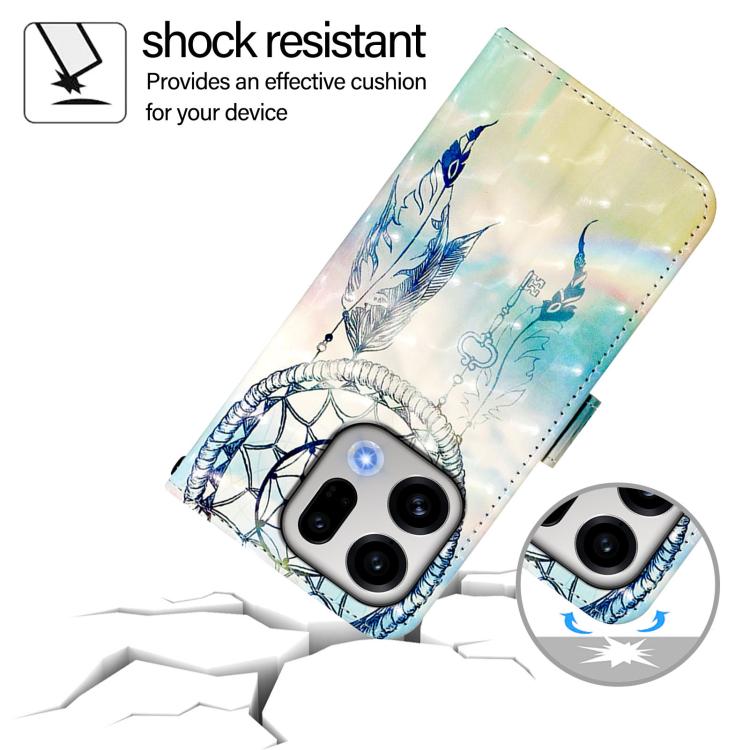 For OPPO Find X9 3D Painting Horizontal Flip Leather Phone Case