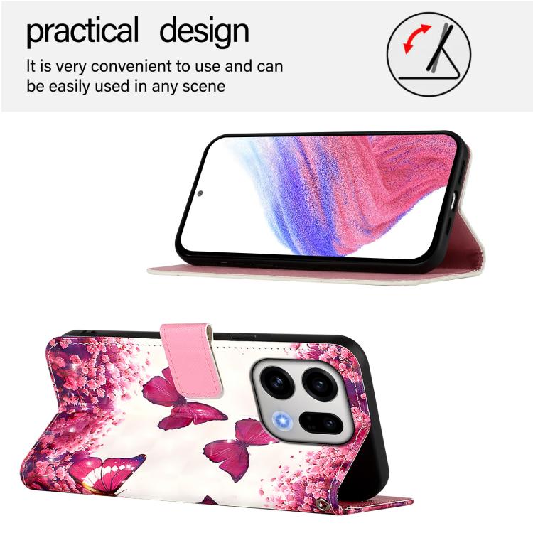 For OPPO Find X9 3D Painting Horizontal Flip Leather Phone Case