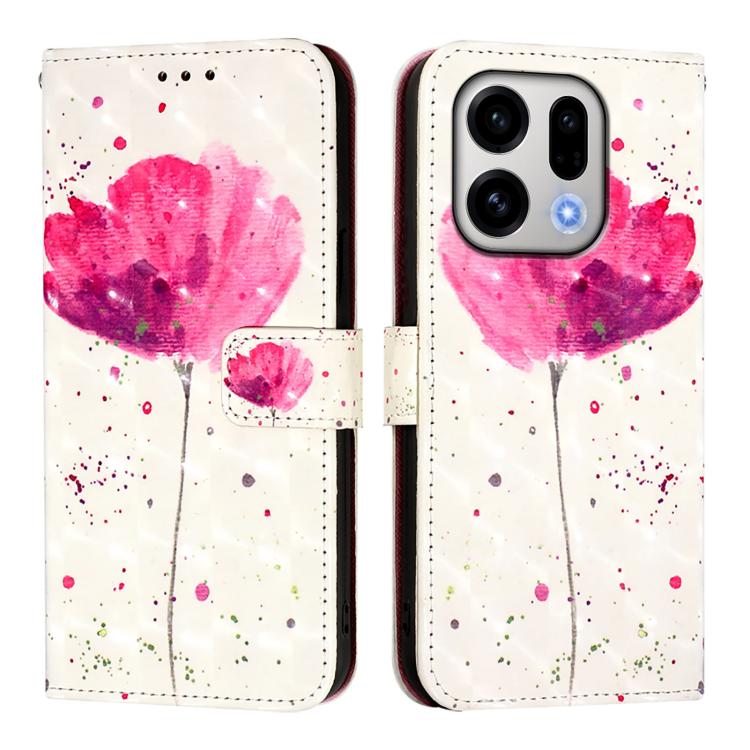 For OPPO Find X9 3D Painting Horizontal Flip Leather Phone Case