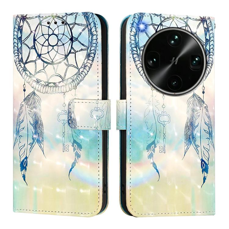 For OPPO Find X9 Ultra 3D Painting Horizontal Flip Leather Phone Case