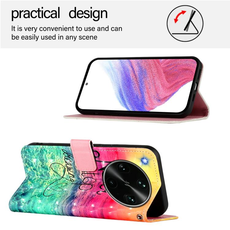 For OPPO Find X9 Ultra 3D Painting Horizontal Flip Leather Phone Case