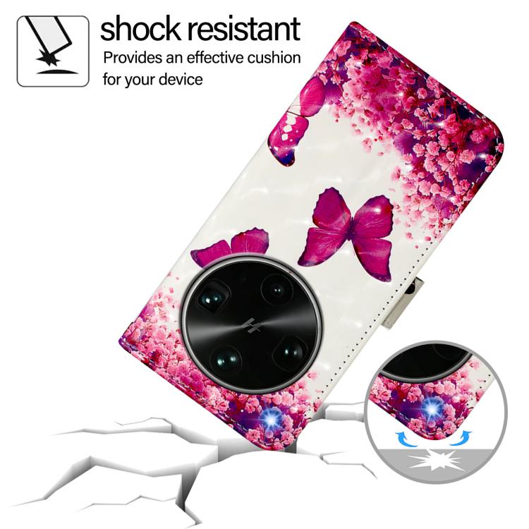 For OPPO Find X9 Ultra 3D Painting Horizontal Flip Leather Phone Case