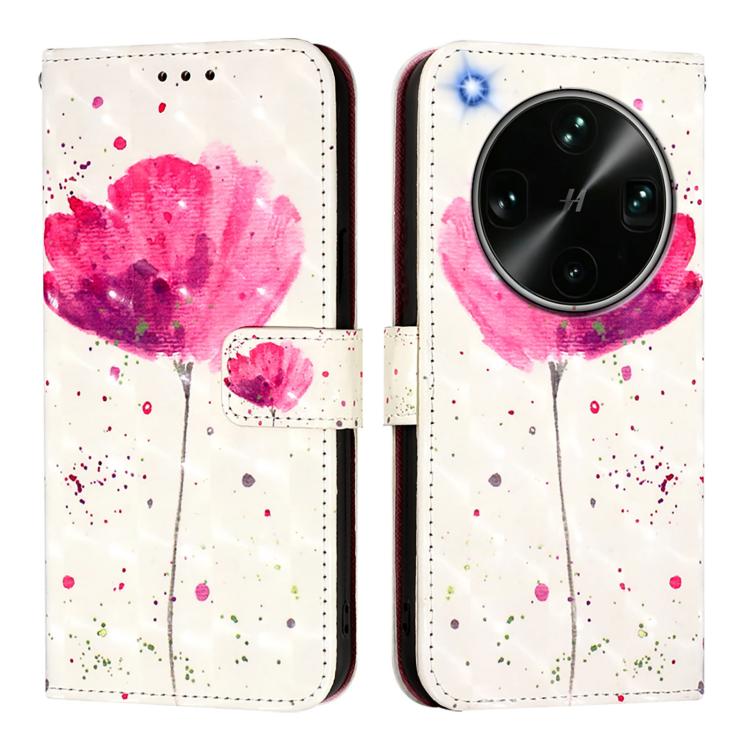 For OPPO Find X9 Ultra 3D Painting Horizontal Flip Leather Phone Case