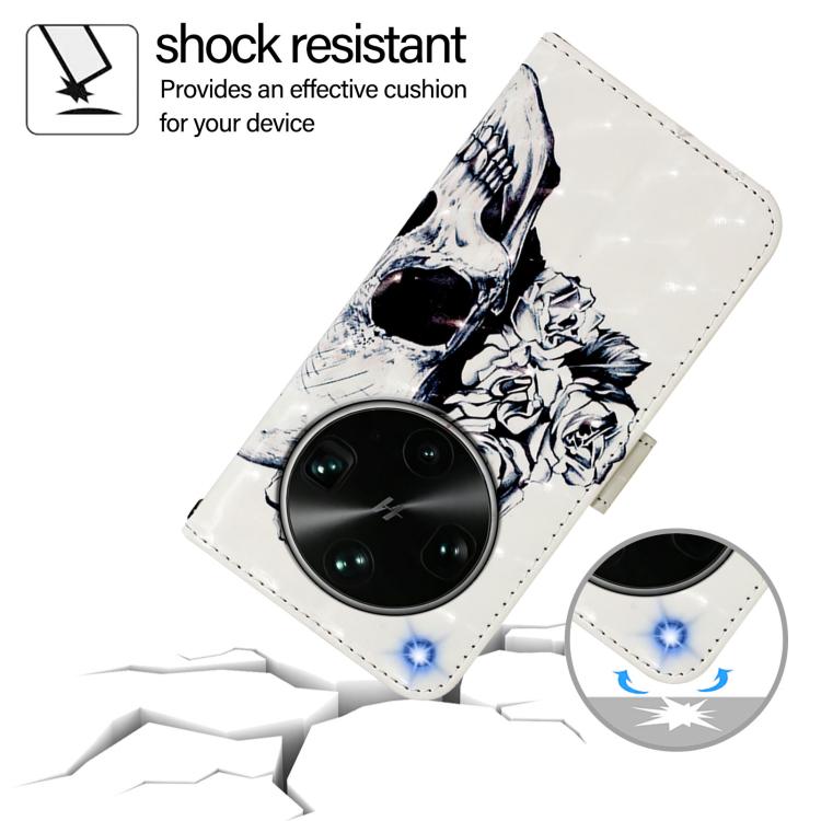 For OPPO Find X9 Ultra 3D Painting Horizontal Flip Leather Phone Case
