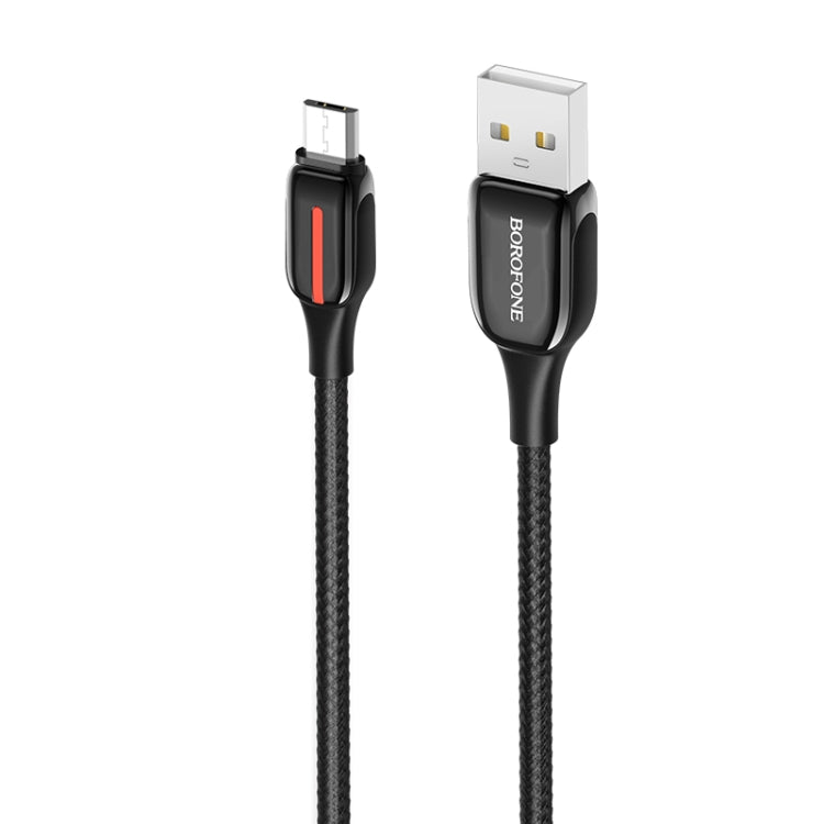 Borofone BU14 1.2m 2.4A Max Output USB to Micro USB Heroic Charging Data Cable