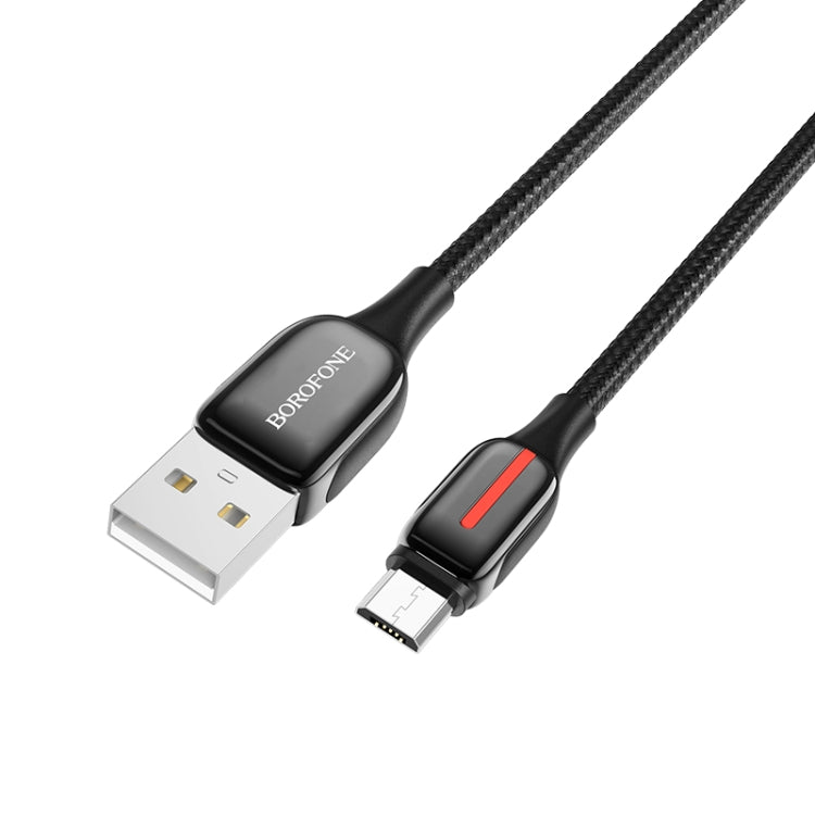 Borofone BU14 1.2m 2.4A Max Output USB to Micro USB Heroic Charging Data Cable