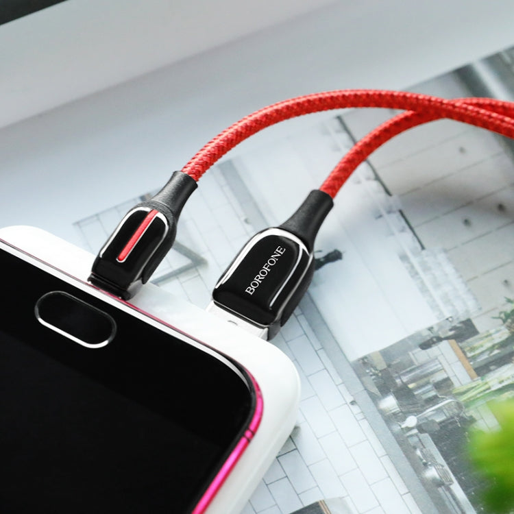 Borofone BU14 1.2m 2.4A Max Output USB to Micro USB Heroic Charging Data Cable