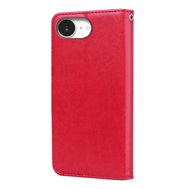 For iPhone 17e / 16e Rose Embossed Flip PU Leather Phone Case