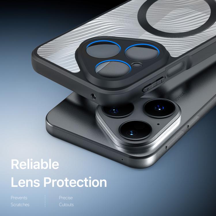 For Huawei Pura 80 5G DUX DUCIS Aimo Mag Series TPU + PC MagSafe Frosted Feel Phone Case - Black