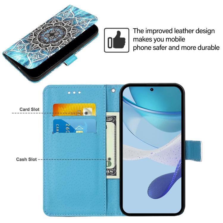 For OPPO Find X7 Ultra Colored Drawing Pattern Plain Weave Leather Phone Case