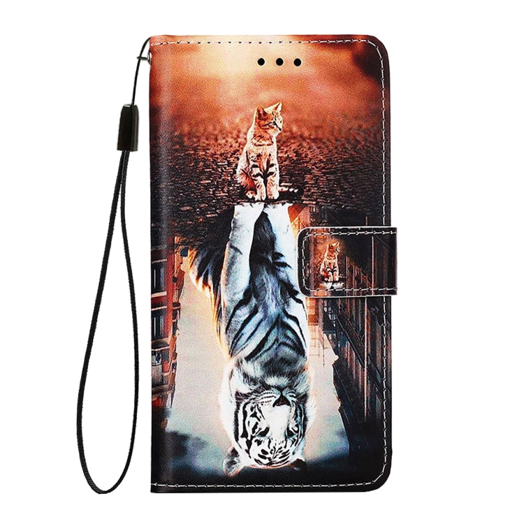For OPPO Find X7 Ultra Colored Drawing Pattern Plain Weave Leather Phone Case