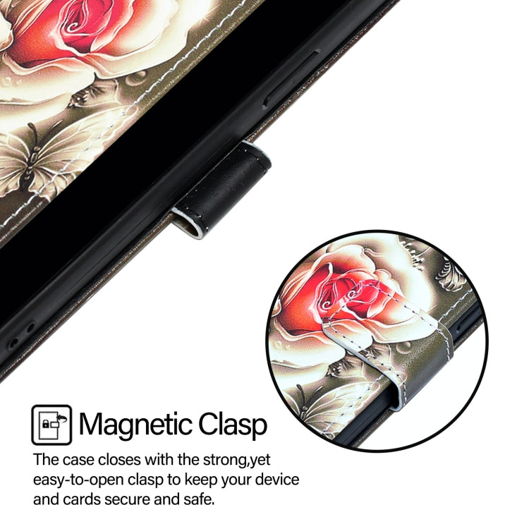 For OPPO Find X7 Ultra Colored Drawing Pattern Plain Weave Leather Phone Case