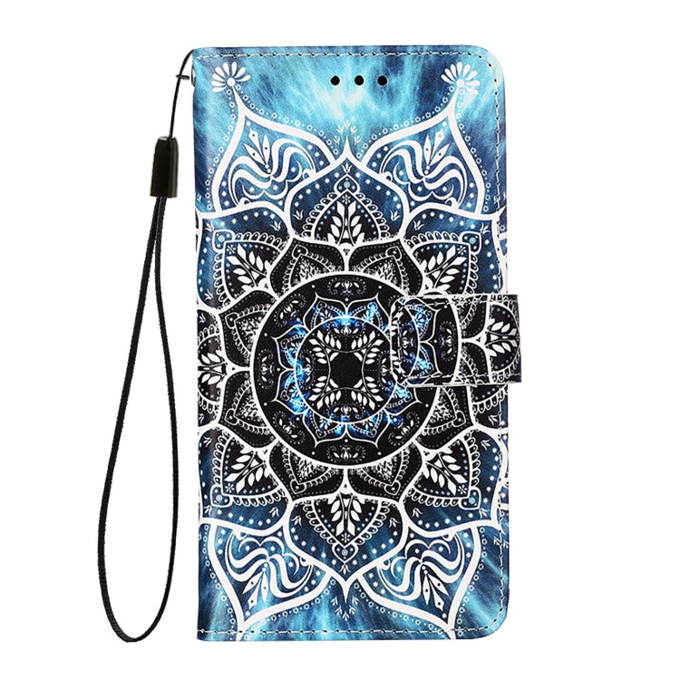 For OPPO Reno 11F 5G Global Colored Drawing Pattern Plain Weave Leather Phone Case