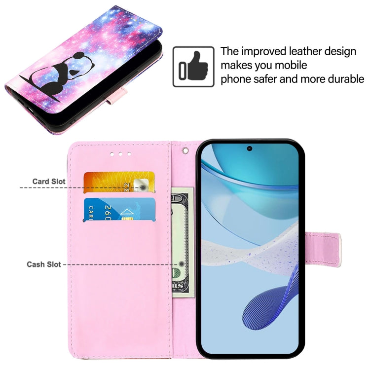 For OPPO F25 Pro 5G India Colored Drawing Pattern Plain Weave Leather Phone Case