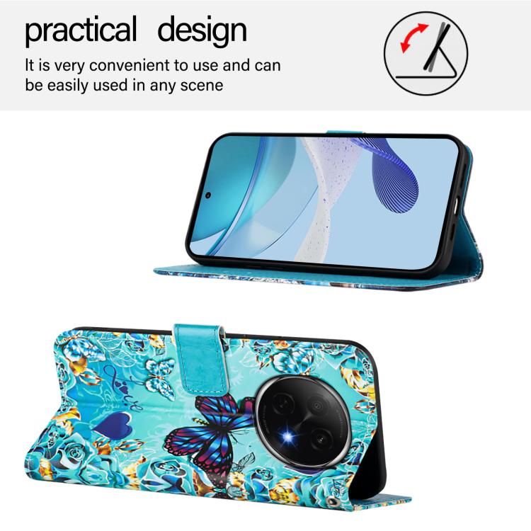 For OPPO A5 Pro China Colored Drawing Pattern Plain Weave Leather Phone Case