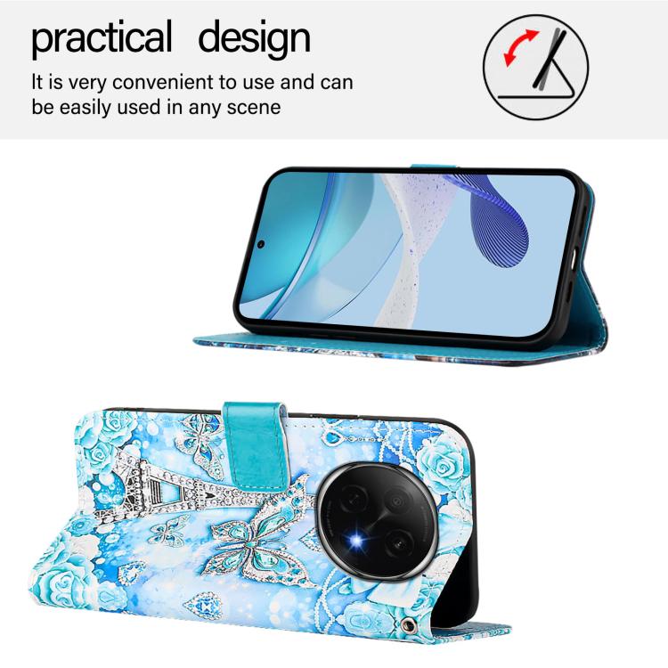 For OPPO A5 Pro China Colored Drawing Pattern Plain Weave Leather Phone Case