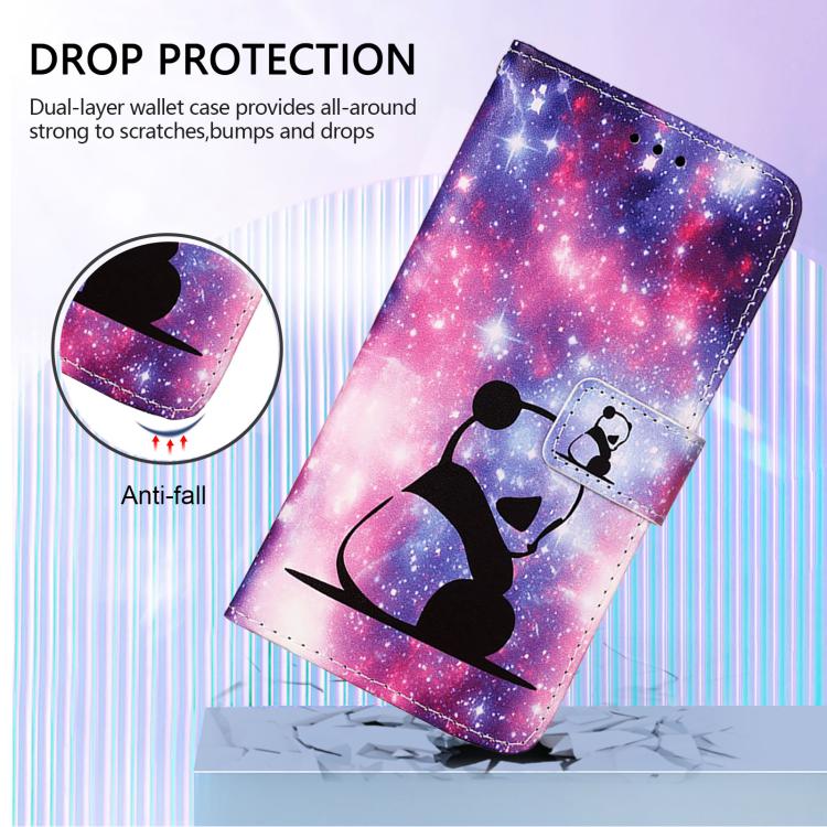 For OPPO Reno13 F 5G Global Colored Drawing Pattern Plain Weave Leather Phone Case