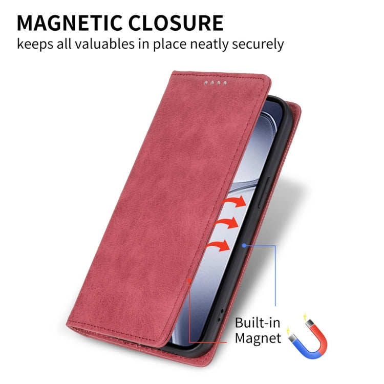 For Redmi K70 Ultra Business Solid Color Magnetic RFID Leather Phone Case