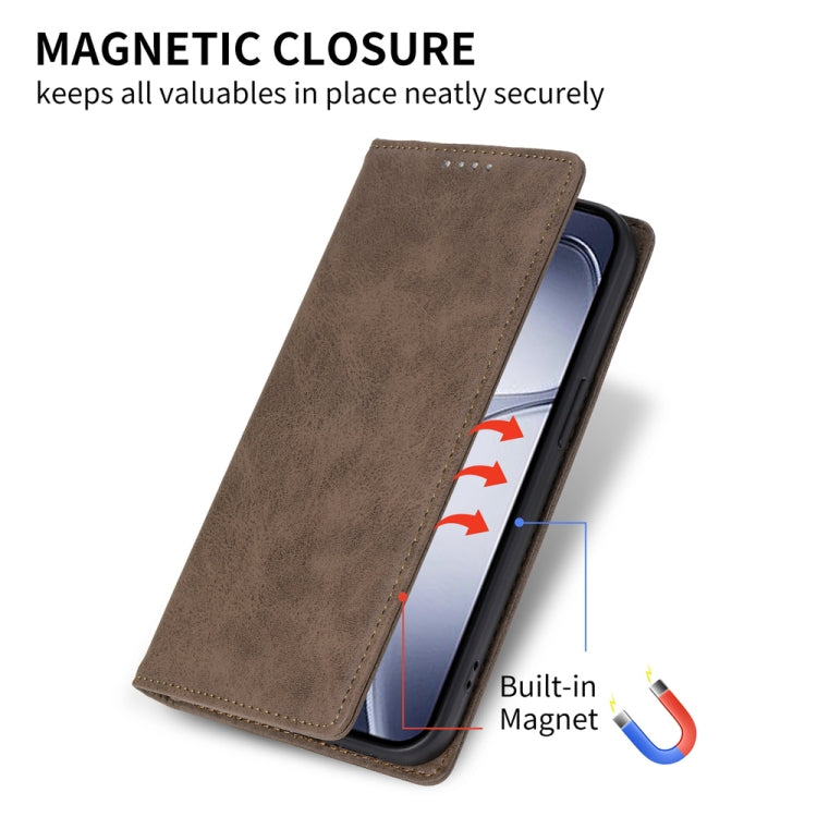 For Redmi K70 Ultra Business Solid Color Magnetic RFID Leather Phone Case
