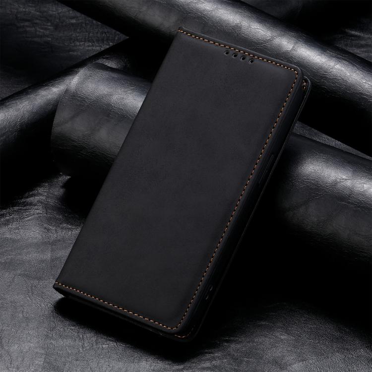 For Redmi 15 5G / 4G EU 171mm Business Solid Color Magnetic RFID Leather Phone Case