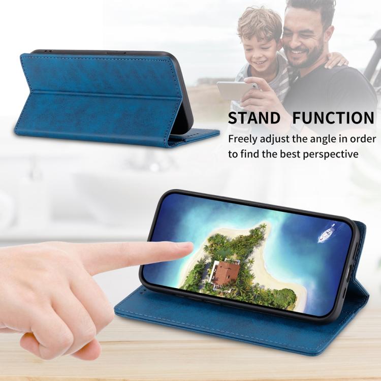 For Redmi 15 5G / 4G EU 171mm Business Solid Color Magnetic RFID Leather Phone Case