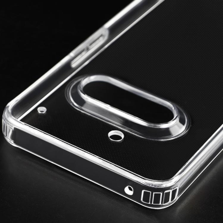 For Nothing Phone 3a Transparent PC + TPU Phone Case - Transparent