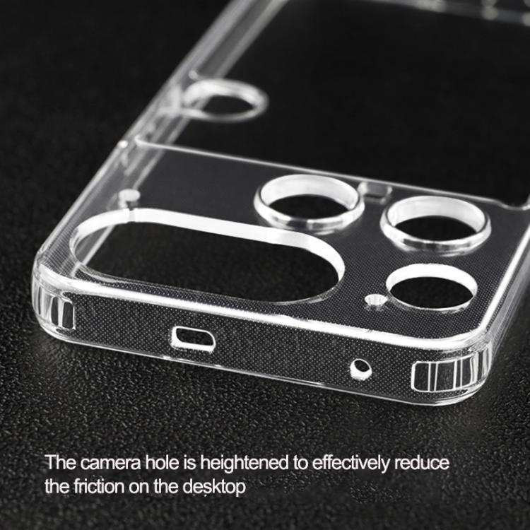 For Nothing Phone 3 Transparent PC + TPU Phone Case - Transparent