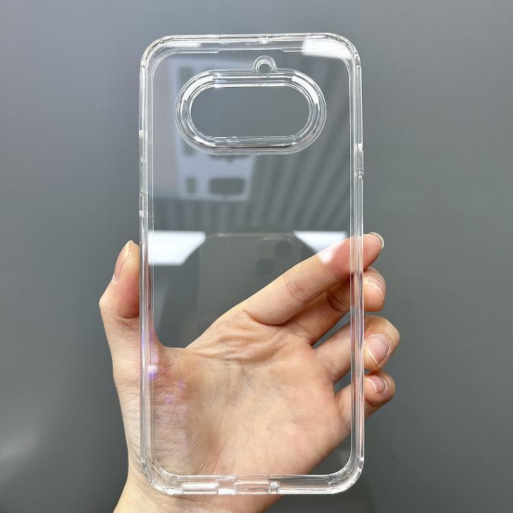 For Nothing Phone 4a Transparent PC + TPU Phone Case - Transparent