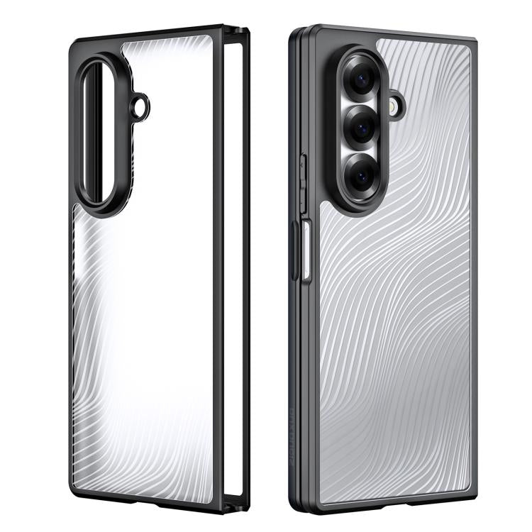 For Samsung Galaxy Z Fold7 5G DUX DUCIS Aimo Series  Frosted Feel Phone Case - Black