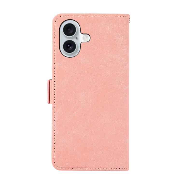 For iPhone 17 ABEEL Frosted Magnetic RFID Leather Phone Case