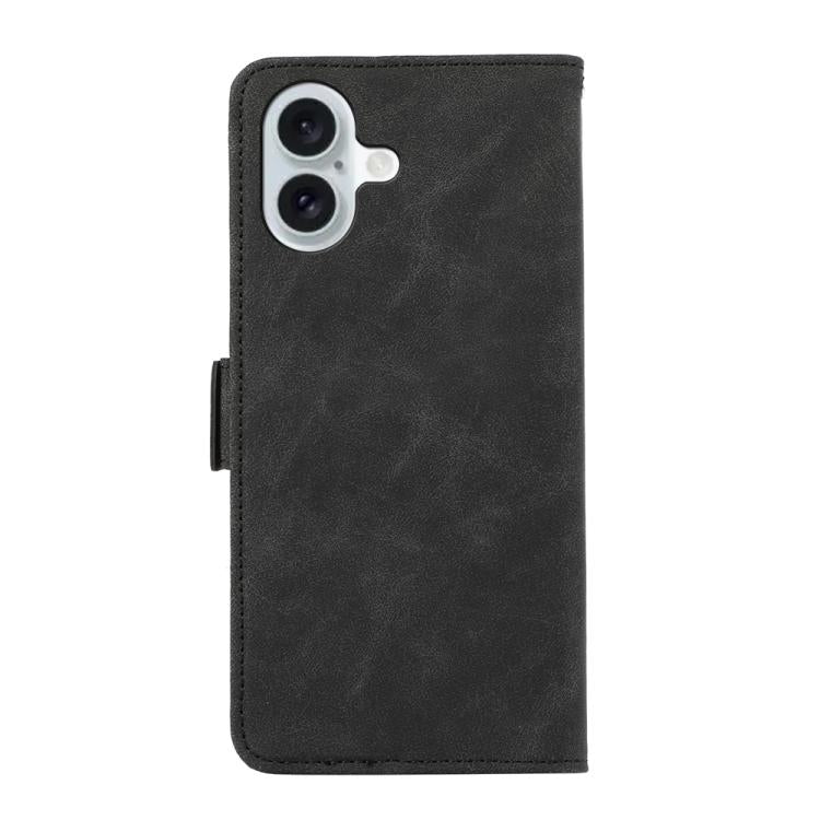 For iPhone 17 ABEEL Frosted Magnetic RFID Leather Phone Case