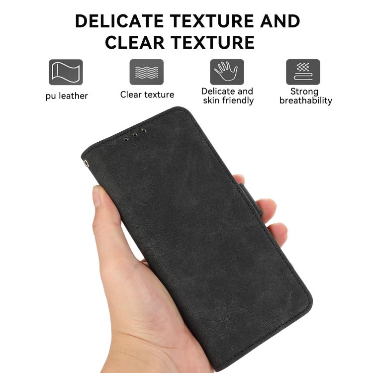 For iPhone 17 ABEEL Frosted Magnetic RFID Leather Phone Case