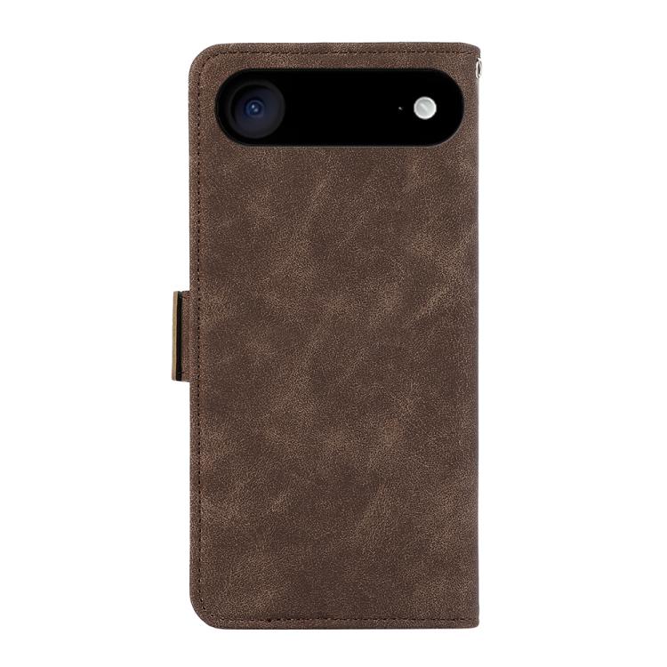 For iPhone Air ABEEL Frosted Magnetic RFID Leather Phone Case