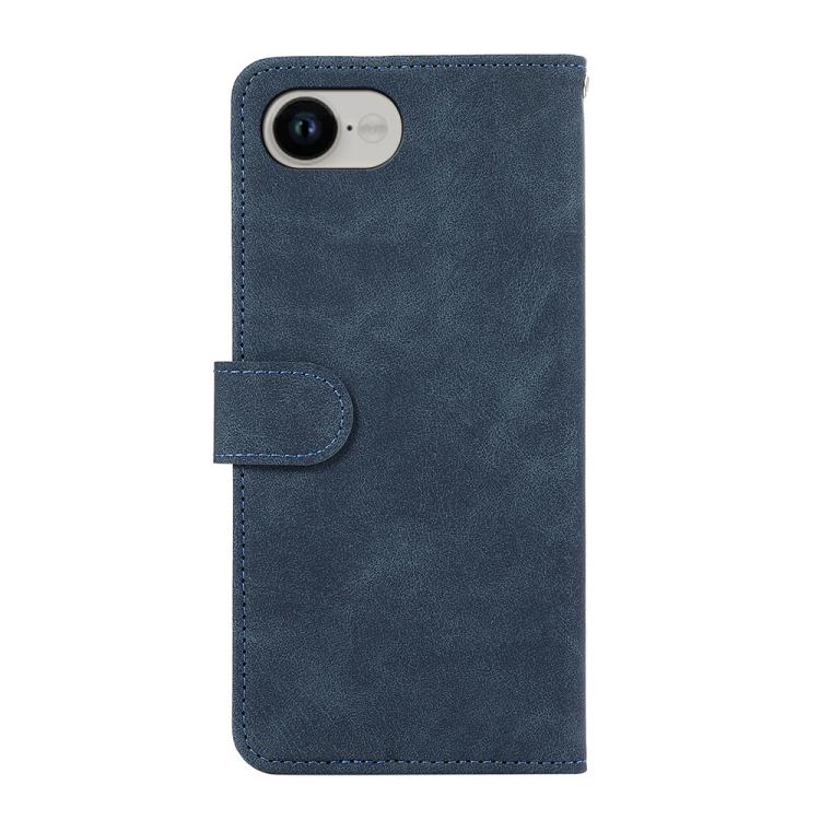 For iPhone 16e / 17e ABEEL Color Block Magnetic RFID Leather Phone Case